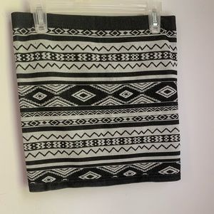 tribal print tube top